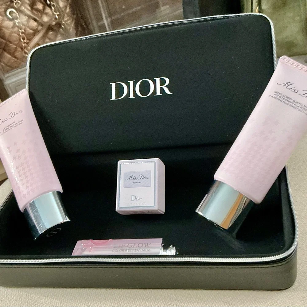 Dior Miss Dior Pink Lip Balm & skin care & Miss Dior parfume